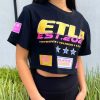 Women ELIYA THE LABEL | Racer Crop Tee