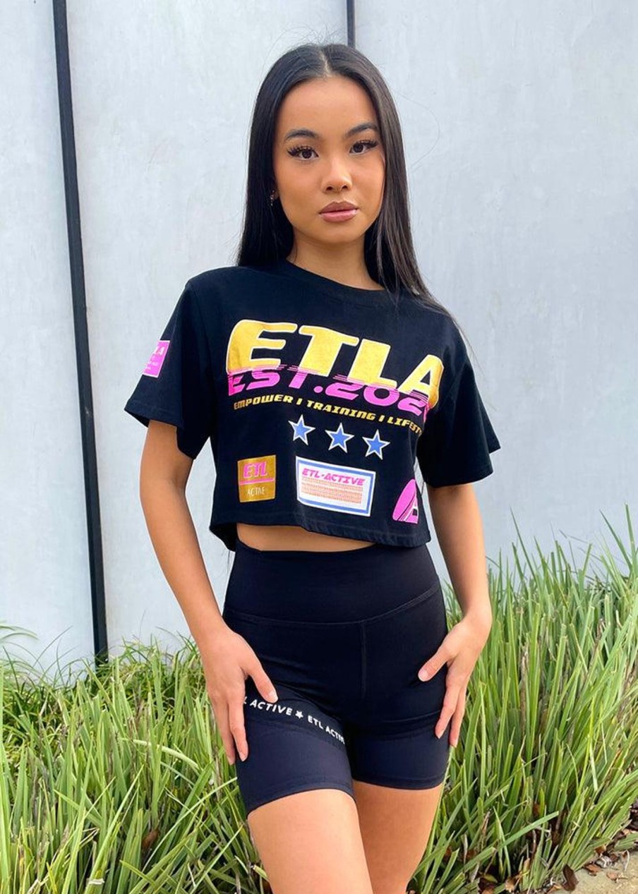 Women ELIYA THE LABEL | Racer Crop Tee