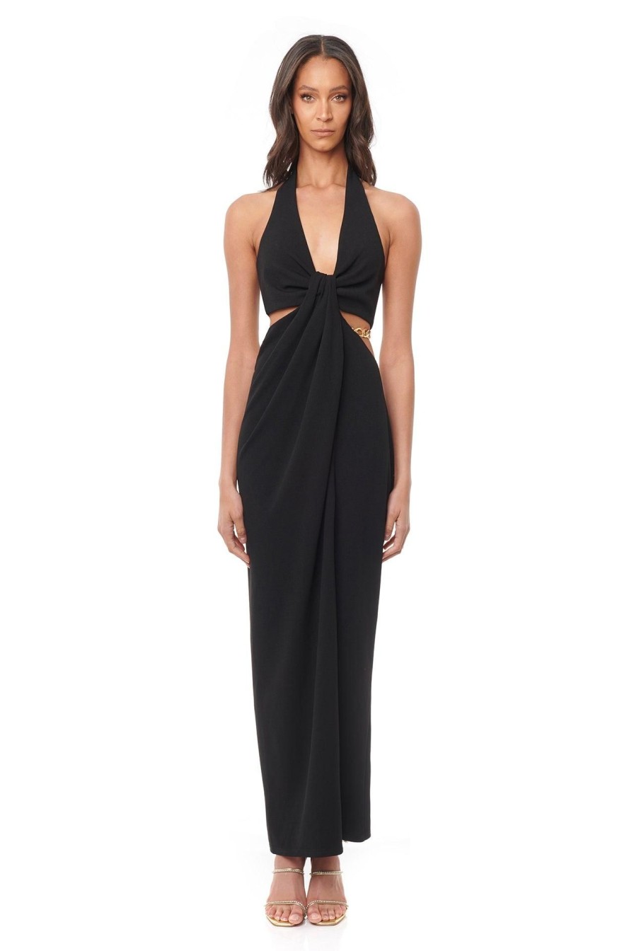 Women ELIYA THE LABEL | Domenica Gown|Black