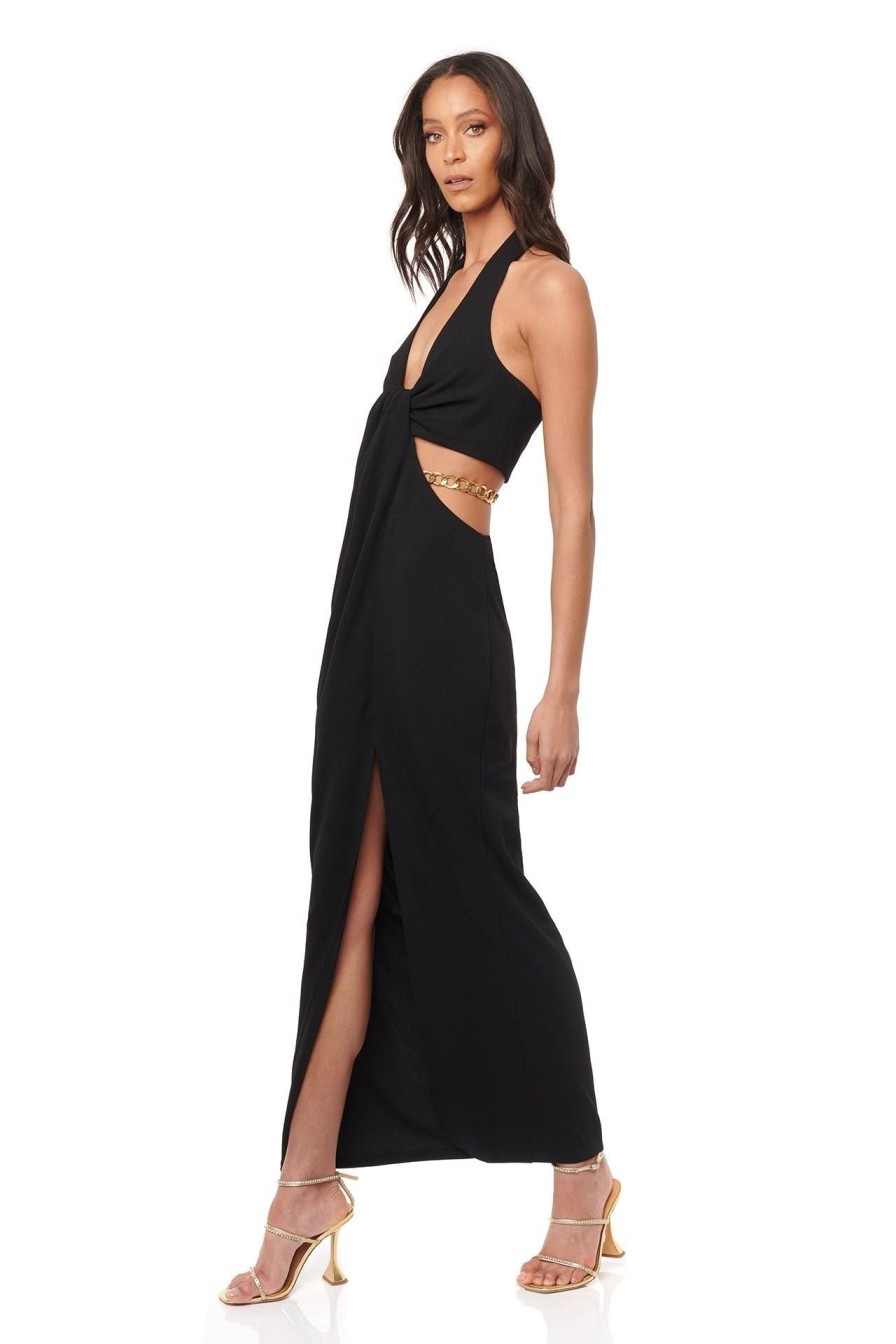 Women ELIYA THE LABEL | Domenica Gown|Black