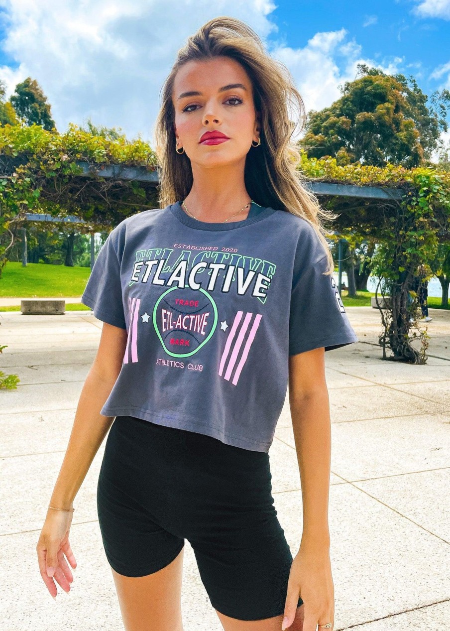 Women ELIYA THE LABEL | Baseball Cropped Tee